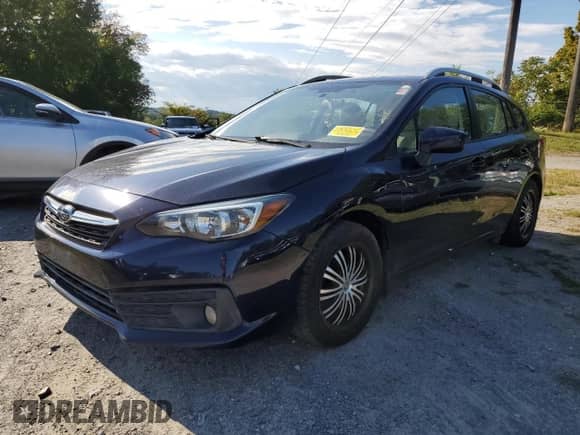 2020 Subaru Impreza Premium with VIN 4S3GTAD62L3702883, listed as a Copart auction lot 80944475 with 75,741 mi miles and Clean title. Bid and sale history available at DreamBid. Image 2.