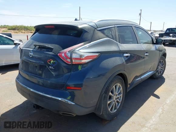 2015 Nissan Murano SL с VIN 5N1AZ2MG7FN283744, выставлен на аукционе IAAI как лот 42117813 с пробегом 104 722 миль миль и . История ставок и продаж доступна на DreamBid. Изображение 4.