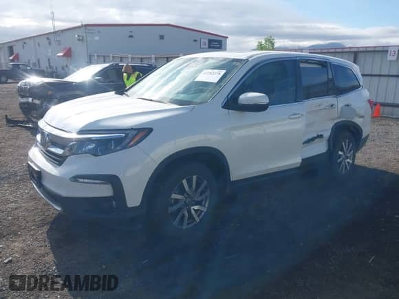 2022 Honda Pilot EX-L с VIN 5FNYF6H51NB087422, выставлен на аукционе IAAI как лот 42282278 с пробегом 46 636 миль миль и . История ставок и продаж доступна на DreamBid. Изображение 2.