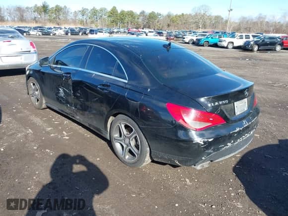 2014 Mercedes-Benz CLA 250 with VIN WDDSJ4GB5EN085535, listed as a IAAI auction lot 41834913 with 111,391 mi miles and . Bid and sale history available at DreamBid. Image 3.