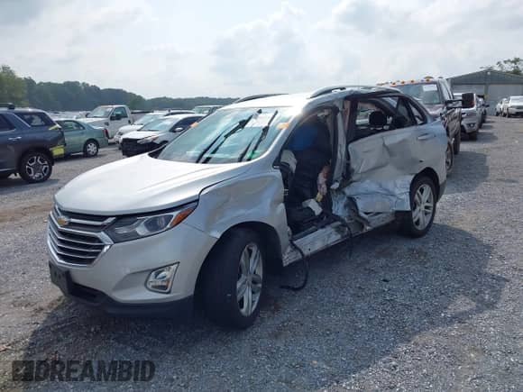 2019 Chevrolet Equinox Premier with VIN 2GNAXYEX6K6149633, listed as a IAAI auction lot 42947462 with 110,079 mi miles and . Bid and sale history available at DreamBid. Image 2.