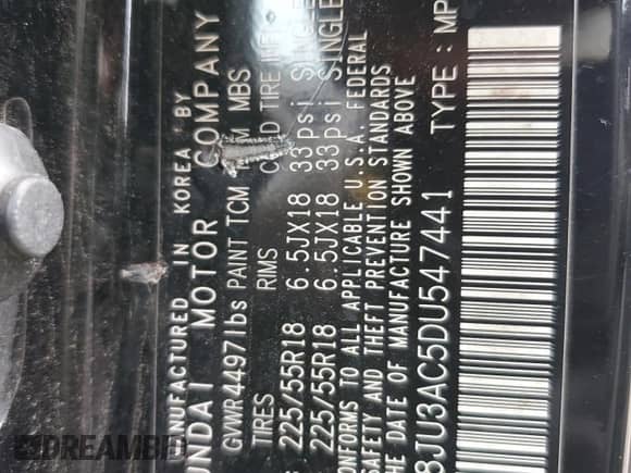 2013 Hyundai Tucson GLS с VIN KM8JU3AC5DU547441, выставлен на аукционе Copart как лот 85694945 с пробегом 117 382 миль миль и Списание • Salvage title. История ставок и продаж доступна на DreamBid. Изображение 13.