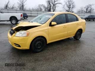 2007 Chevrolet Aveo LS z VIN KL1TD56697B089616, wystawiony jako Copart lot #45446224 z przebiegiem Nie podano mil oraz Szkoda całkowita • Salvage title. Historia ofert i sprzedaży dostępna na DreamBid. Obrazek 1.