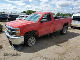 2015 Chevrolet Silverado 2500HD Work Truck with VIN 1GC0KUEG6FZ107937, listed as a Copart auction lot 65411405 with 54,587 mi miles and Salvage title. Bid and sale history available at DreamBid. Image 1.