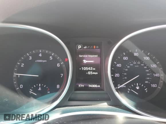 2018 Hyundai Santa Fe SE Ultimate z VIN KM8SRDHF6JU259659, wystawiony jako Copart lot #63782475 z przebiegiem 74 306 mil mil oraz Czysty tytuł • Clean title. Historia ofert i sprzedaży dostępna na DreamBid. Obrazek 9.