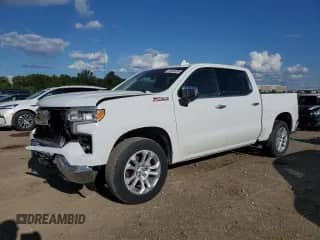2022 Chevrolet Silverado 1500 LTZ with VIN 3GCUDGED1NG513321, listed as a Copart auction lot 82049385 with 66,140 mi miles and Salvage title. Bid and sale history available at DreamBid. Image 1.