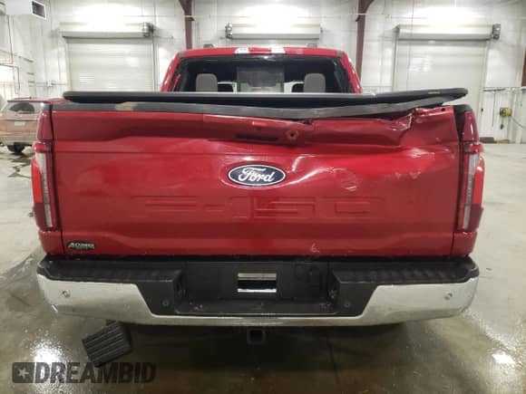 2025 Ford F-150 Lariat with VIN 1FTFW5L80SKD28128, listed as a Copart auction lot 56353285 with 3,653 mi miles and Salvage title. Bid and sale history available at DreamBid. Image 6.