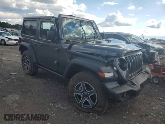 2022 Jeep Wrangler Willys с VIN 1C4GJXAG3NW203646, выставлен на аукционе Copart как лот 71606894 с пробегом 33 379 миль миль и Списание • Salvage title. История ставок и продаж доступна на DreamBid. Изображение 4.
