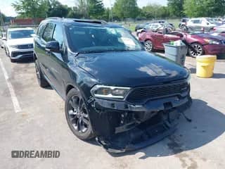 2021 Dodge Durango GT Plus with VIN 1C4RDJDG2MC574449, listed as a IAAI auction lot 42700043 with 26,289 mi miles and . Bid and sale history available at DreamBid. Image 1.