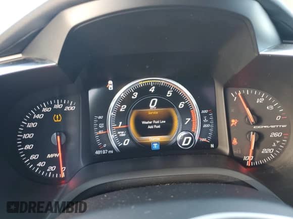 2019 Chevrolet Corvette Grand Sport 1LT with VIN 1G1YW2D74K5115770, listed as a Copart auction lot 48617515 with 48,197 mi miles and Clean title. Bid and sale history available at DreamBid. Image 9.