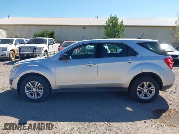 2017 Chevrolet Equinox LS with VIN 2GNALBEK5H1563151, listed as a IAAI auction lot 43159537 with 153,680 mi miles and . Bid and sale history available at DreamBid. Image 15.