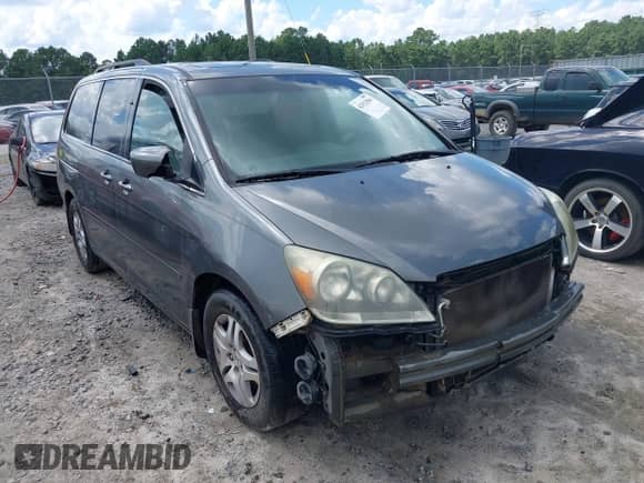 2007 Honda Odyssey EX-L с VIN 5FNRL38627B461804, выставлен на аукционе IAAI как лот 42912584 с пробегом 250 659 миль миль и . История ставок и продаж доступна на DreamBid. Изображение 1.