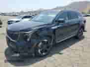 2025 Kia Sorento SX Prestige with VIN KNDRMDJH6S5305676, listed as a Copart auction lot 59501115 with 9,227 mi miles and Salvage title. Bid and sale history available at DreamBid. Image 1.