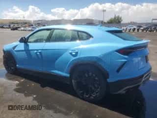 2022 Lamborghini Urus with VIN ZPBUA1ZL7NLA19211, listed as a Copart auction lot 81304775 with 15,414 mi miles and Clean title. Bid and sale history available at DreamBid. Image 2.