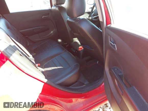 2014 Chevrolet Sonic RS with VIN 1G1JG6SB8E4224403, listed as a IAAI auction lot 41709181 with 156,563 mi miles and . Bid and sale history available at DreamBid. Image 8.