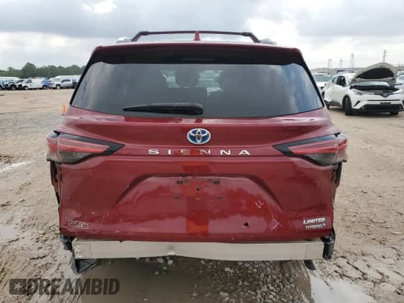 2023 Toyota Sienna Limited с VIN 5TDZRKEC4PS167769, выставлен на аукционе Copart как лот 54377485 с пробегом 19 494 миль миль и Списание • Salvage title. История ставок и продаж доступна на DreamBid. Изображение 6.