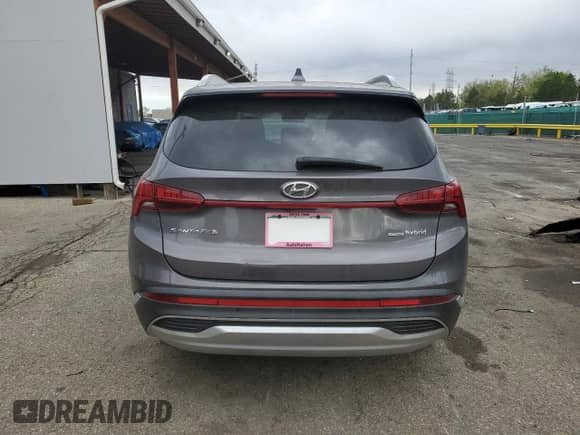2022 Hyundai Santa Fe SEL Premium with VIN KM8S3DA15NU026393, listed as a Copart auction lot 54851755 with 22,485 mi miles and Salvage title. Bid and sale history available at DreamBid. Image 6.