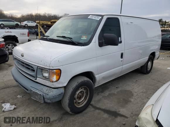 2002 Ford Econoline Cargo with VIN 1FTRE14212HB83522, listed as a Copart auction lot 85510234 with 172,848 mi miles and Clean title. Bid and sale history available at DreamBid. Image 1.