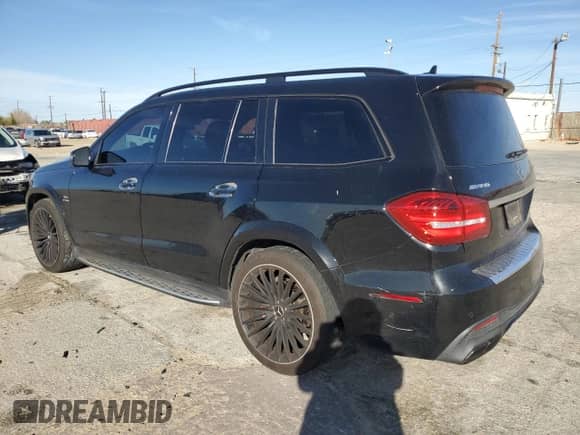 2017 Mercedes-Benz GLS 63 AMG with VIN 4JGDF7FE6HA909826, listed as a Copart auction lot 44639055 with 108,875 mi miles and Salvage title. Bid and sale history available at DreamBid. Image 2.