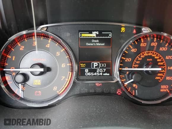 2017 Subaru WRX Premium with VIN JF1VA1E6XH8806095, listed as a Copart auction lot 70505805 with 65,454 mi miles and Clean title. Bid and sale history available at DreamBid. Image 9.