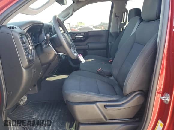 2021 Chevrolet Silverado 1500 Custom with VIN 1GCRYBEF6MZ147725, listed as a Copart auction lot 76604014 with 34,544 mi miles and Salvage title. Bid and sale history available at DreamBid. Image 7.