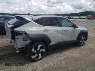 2024 Hyundai Kona Limited with VIN KM8HE3A33RU048043, listed as a Copart auction lot 64507524 with 2,849 mi miles and Salvage title. Bid and sale history available at DreamBid. Image 3.