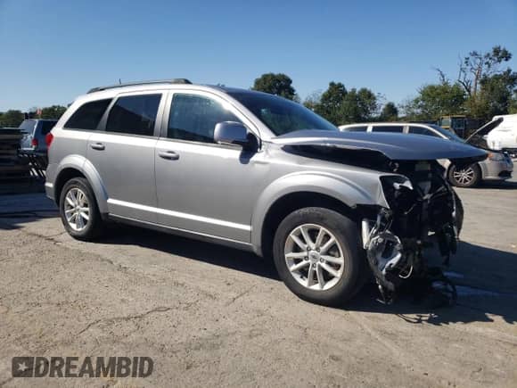 2019 Dodge Journey SE with VIN 3C4PDCBB7KT870384, listed as a Copart auction lot 85552405 with 43,481 mi miles and Salvage title. Bid and sale history available at DreamBid. Image 4.