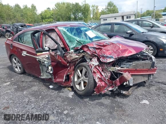 2015 Chevrolet Cruze LT with VIN 1G1PE5SB8F7162138, listed as a IAAI auction lot 43104575 with Not provided miles and . Bid and sale history available at DreamBid. Image 1.