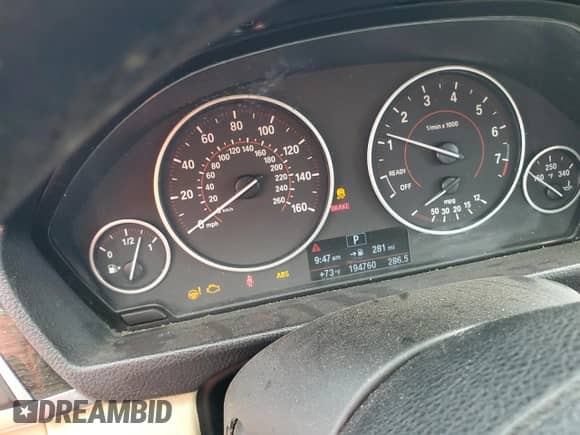 2016 BMW 3 Series 328i with VIN WBA8E9G51GNT83953, listed as a Copart auction lot 84411655 with 194,760 mi miles and Non repairable. Bid and sale history available at DreamBid. Image 9.