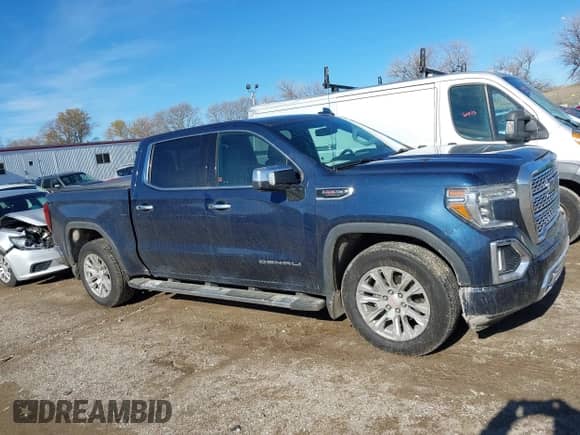 2020 GMC Sierra 1500 Denali with VIN 1GTU9FEL4LZ271818, listed as a IAAI auction lot 40807636 with 53,007 mi miles and . Bid and sale history available at DreamBid. Image 13.