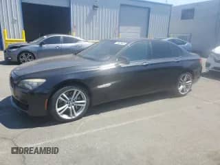 2011 BMW 7 Series 750i with VIN WBAKA8C54BCY37151, listed as a Copart auction lot 59629625 with 189,662 mi miles and Clean title. Bid and sale history available at DreamBid. Image 1.