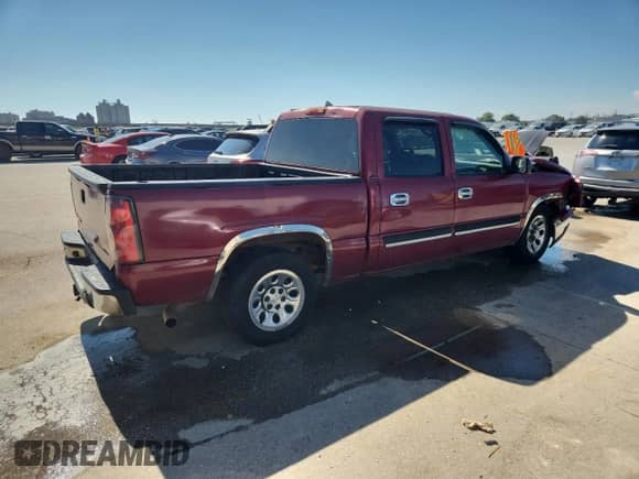 2006 Chevrolet Silverado 1500 LS with VIN 2GCEC13V261342802, listed as a Copart auction lot 84924505 with Not provided miles and Salvage title. Bid and sale history available at DreamBid. Image 3.