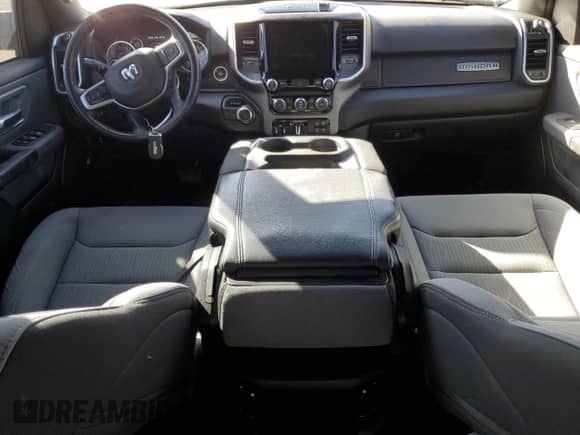 2021 Ram 1500 Big Horn with VIN 1C6RREFM7MN533239, listed as a Copart auction lot 76790634 with 36,923 mi miles and Salvage title. Bid and sale history available at DreamBid. Image 8.