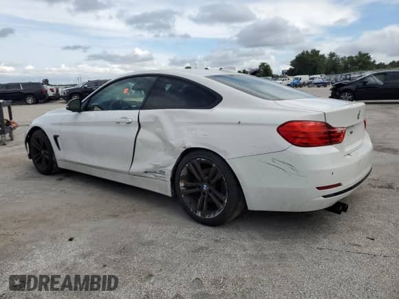2014 BMW 4 Series 428i с VIN WBA3N7C52EK222062, выставлен на аукционе Copart как лот 80515085 с пробегом 153 753 миль миль и Списание • Salvage title. История ставок и продаж доступна на DreamBid. Изображение 2.