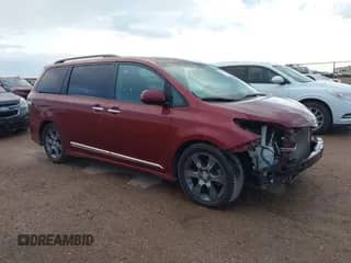 2016 Toyota Sienna SE with VIN 5TDXK3DC6GS721378, listed as a IAAI auction lot 43371442 with 153,500 mi miles and . Bid and sale history available at DreamBid. Image 1.