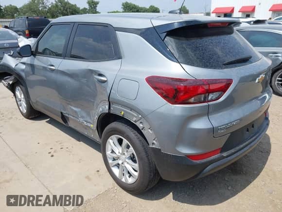 2023 Chevrolet TrailBlazer LS with VIN KL79MNSL4PB177548, listed as a IAAI auction lot 42169038 with 31,432 mi miles and . Bid and sale history available at DreamBid. Image 3.