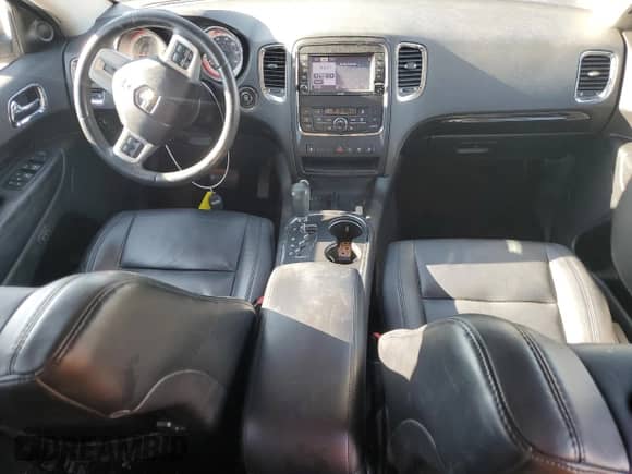 2012 Dodge Durango Crew with VIN 1C4RDHDG5CC228404, listed as a Copart auction lot 80155625 with 159,766 mi miles and Salvage title. Bid and sale history available at DreamBid. Image 8.