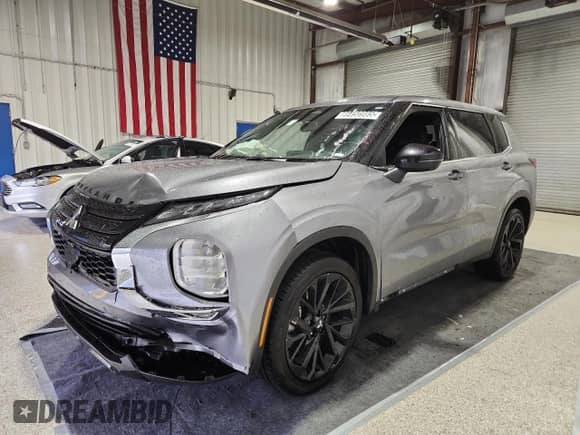 2023 Mitsubishi Outlander SE with VIN JA4J3UA81PZ027280, listed as a Copart auction lot 86450985 with 53,940 mi miles and Salvage title. Bid and sale history available at DreamBid. Image 1.