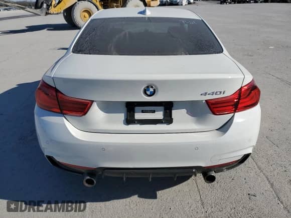 2019 BMW 4 Series 440i with VIN WBA4W7C56KAG52196, listed as a Copart auction lot 46634704 with Not provided miles and Salvage title. Bid and sale history available at DreamBid. Image 6.