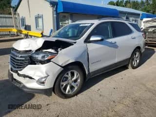 2019 Chevrolet Equinox Premier с VIN 2GNAXNEV5K6134974, выставлен на аукционе Copart как лот 66398115 с пробегом 25 264 миль миль и Списание • Salvage title. История ставок и продаж доступна на DreamBid. Изображение 1.