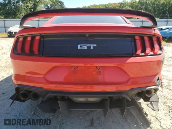 2019 Ford Mustang GT с VIN 1FA6P8CF3K5118995, выставлен на аукционе Copart как лот 84606385 с пробегом 54 564 миль миль и Списание • Salvage title. История ставок и продаж доступна на DreamBid. Изображение 6.