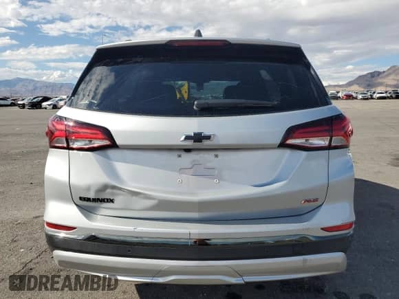 2022 Chevrolet Equinox RS с VIN 2GNAXMEV8N6152349, выставлен на аукционе Copart как лот 81526975 с пробегом 5 422 миль миль и Списание • Salvage title. История ставок и продаж доступна на DreamBid. Изображение 6.