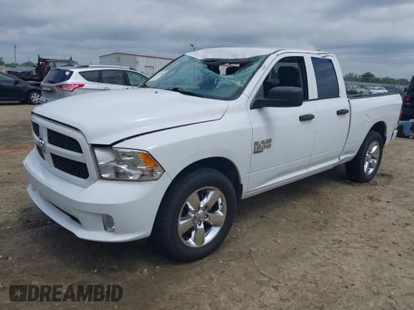 2019 Ram 1500 Tradesman z VIN 1C6RR6FG8KS500099, wystawiony jako IAAI lot #42125988 z przebiegiem 38 595 mil mil oraz . Historia ofert i sprzedaży dostępna na DreamBid. Obrazek 2.