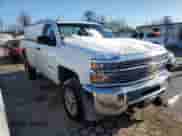 2015 Chevrolet Silverado 2500HD Work Truck with VIN 1GC0KUEG2FZ518915, listed as a Copart auction lot 46094665 with Not provided miles and Salvage title. Bid and sale history available at DreamBid. Image 4.