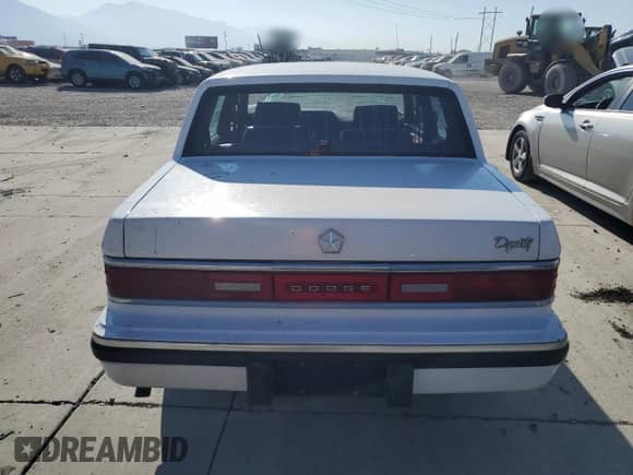 1993 Dodge Dynasty with VIN 1B3XC4632PD153627, listed as a Copart auction lot 75645834 with 199,336 mi miles and Salvage title. Bid and sale history available at DreamBid. Image 6.