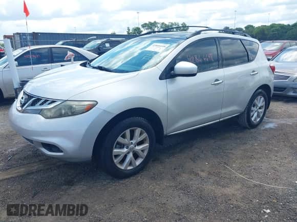 2011 Nissan Murano SL with VIN JN8AZ1MU2BW064770, listed as a IAAI auction lot 42866648 with 194,666 mi miles and . Bid and sale history available at DreamBid. Image 2.