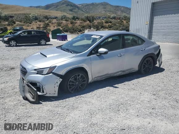 2022 Subaru WRX Premium с VIN JF1VBAH61N8007701, выставлен на аукционе Copart как лот 61679685 с пробегом 28 573 миль миль и Списание • Salvage title. История ставок и продаж доступна на DreamBid. Изображение 1.