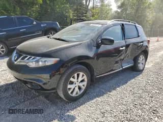 2011 Nissan Murano SL with VIN JN8AZ1MW1BW166627, listed as a Copart auction lot 80203775 with 141,260 mi miles and Salvage title. Bid and sale history available at DreamBid. Image 1.
