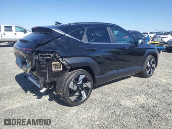 2025 Hyundai Kona Limited с VIN KM8HE3A33SU217872, выставлен на аукционе Copart как лот 57640245 с пробегом 554 миль миль и Списание • Salvage title. История ставок и продаж доступна на DreamBid. Изображение 3.