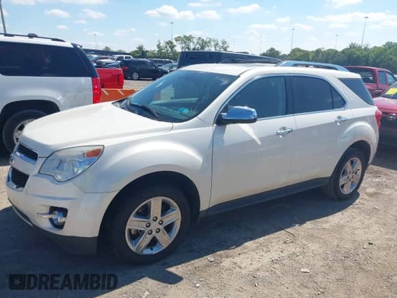 2014 Chevrolet Equinox LTZ with VIN 1GNALDEK6EZ135829, listed as a IAAI auction lot 43329036 with 153,028 mi miles and . Bid and sale history available at DreamBid. Image 2.